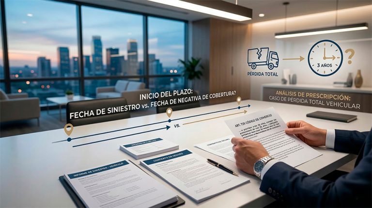 Análisis legal sobre pérdida total de camión por siniestro de tránsito